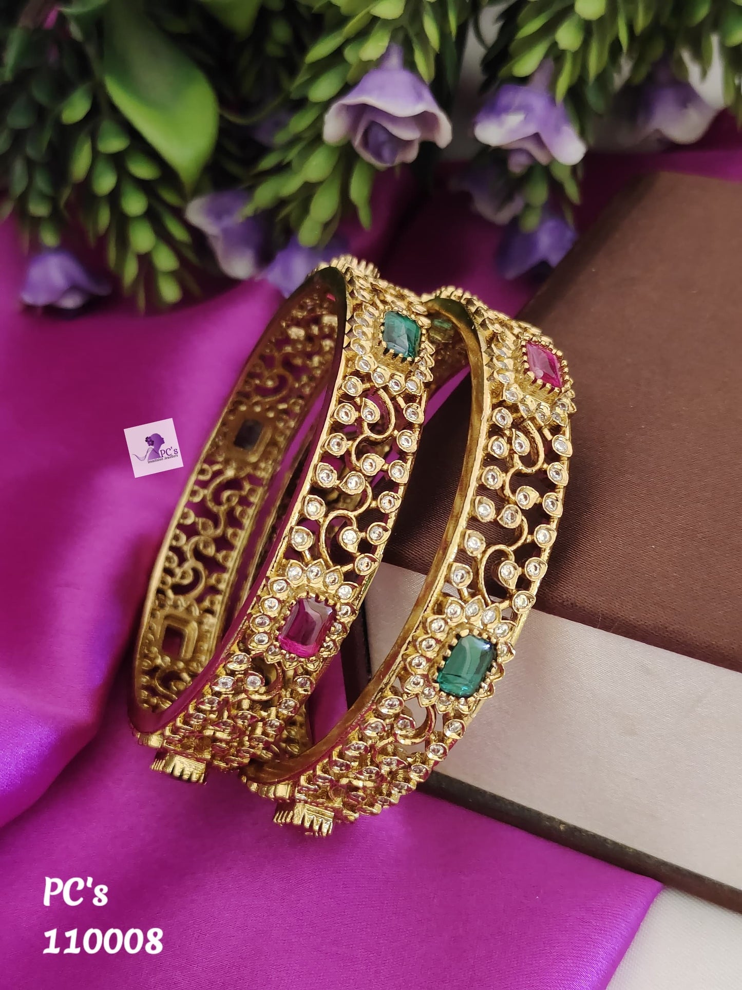 Multi-Stoned AD Bangles