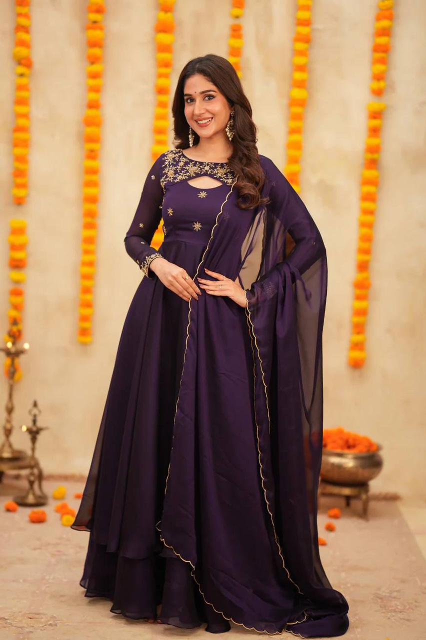 Partywear Anarkali Suit