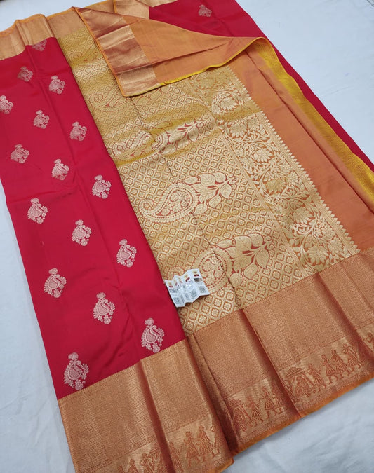 Kanjeevaram Pure Korvai Silk