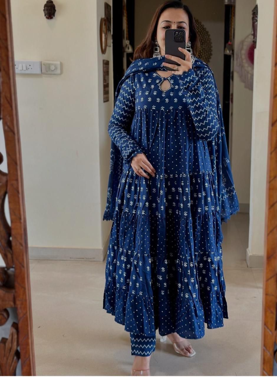 Heavy Flared Partywear Anarkali