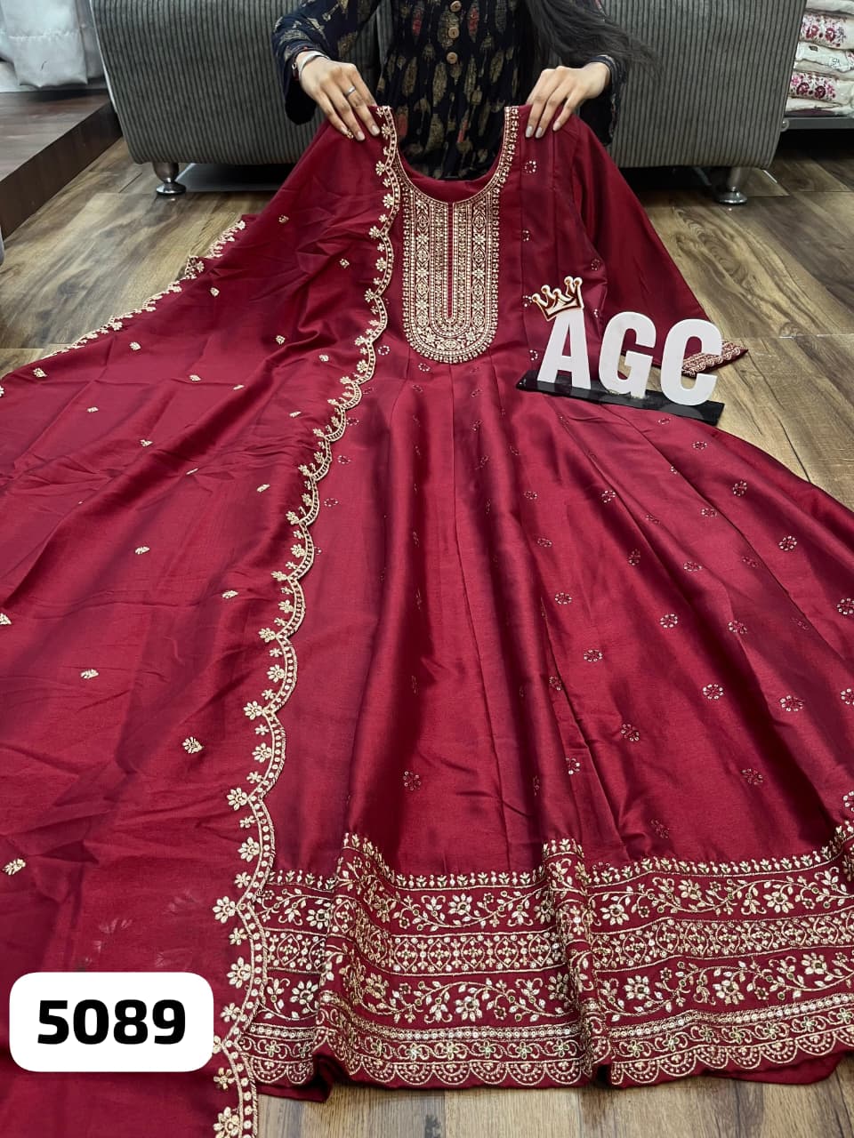 Pure Roman Silk Gown