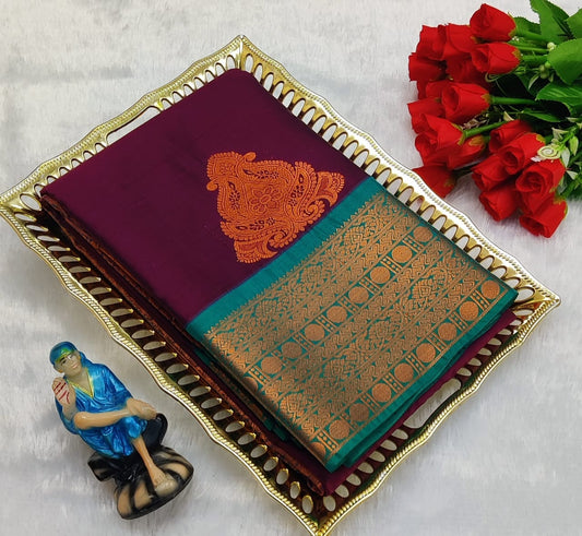 Luxury Korvai Softsilk Sarees