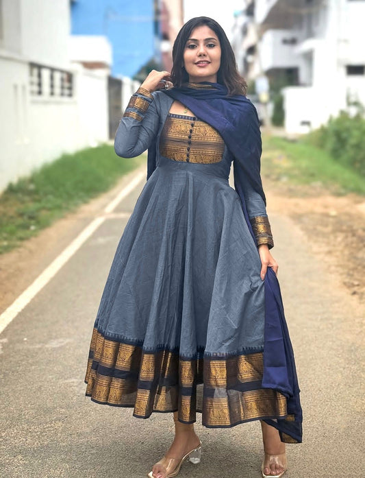 Traditional Pure Cotton Gown