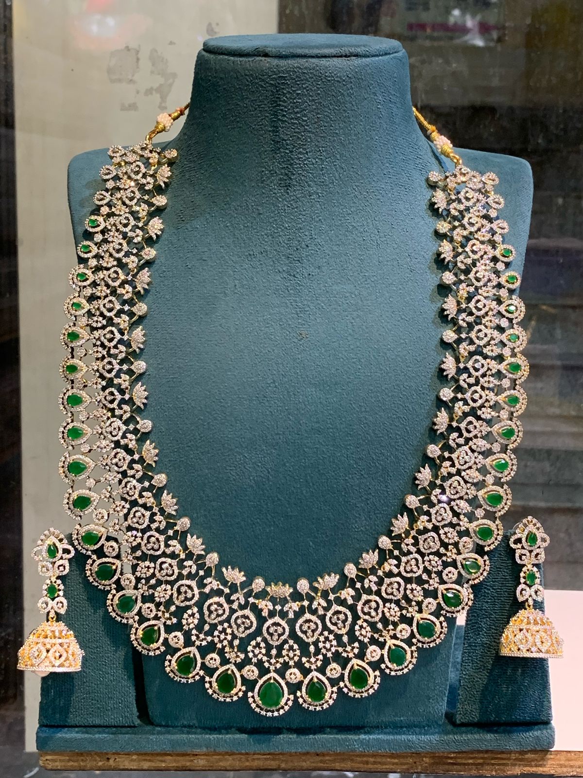 CZ AD Bridal Haram Set