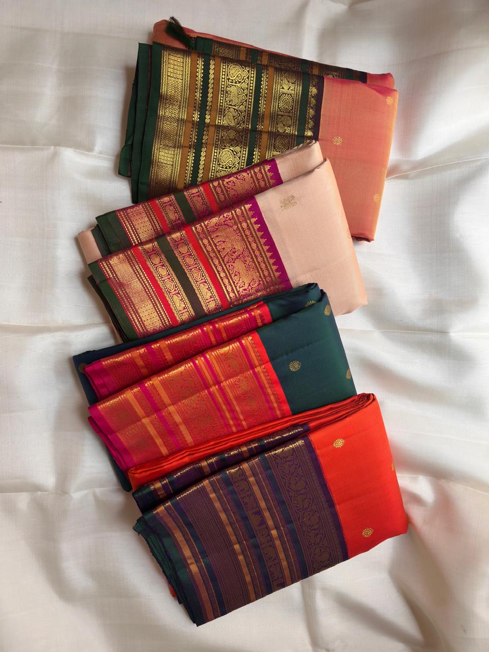 Pure Kanchipuram Handloom Silk Saree | Silk Mark Certified with Hologram