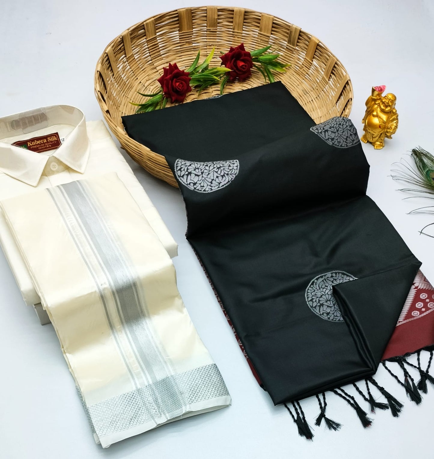 Silk Saree & Dhoti Combos(His and Her Combos)
