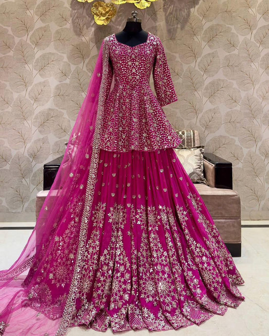 Designer Heavywork Partywear Lehenga