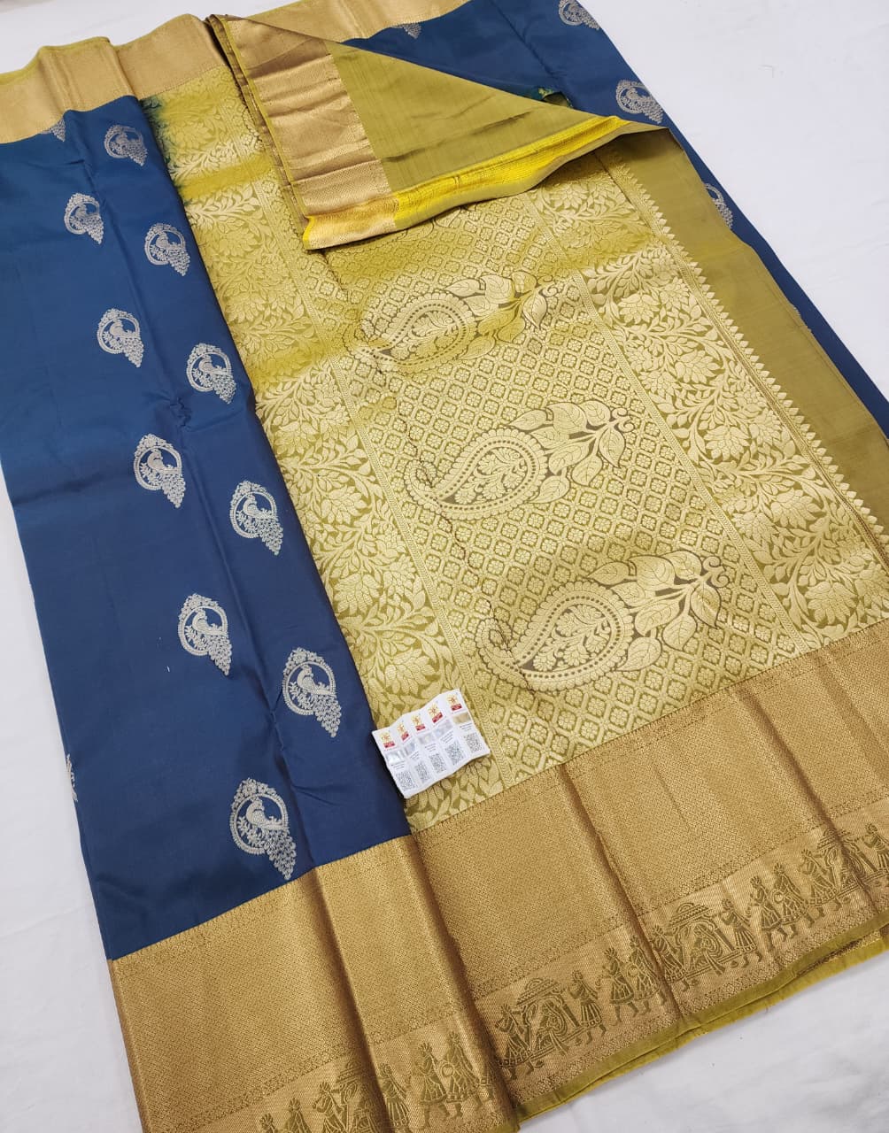 Kanjeevaram Pure Korvai Silk