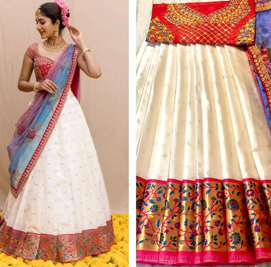Tapeta Silk Traditional HalfSaree
