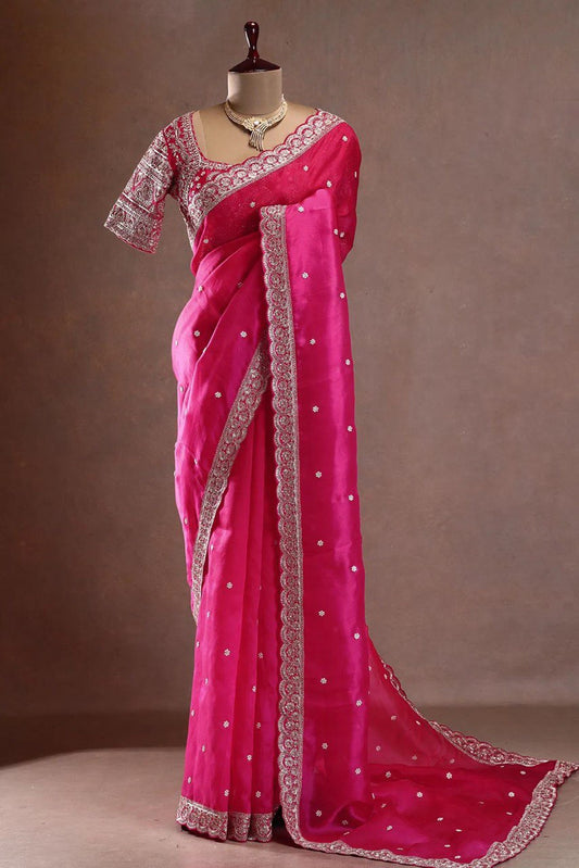 Tibby Silk Sequence Partywear Saree