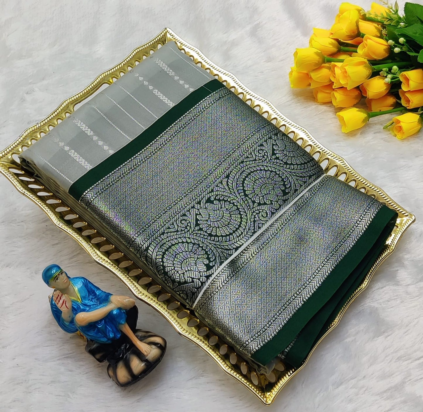 Luxury Korvai Softsilk Sarees