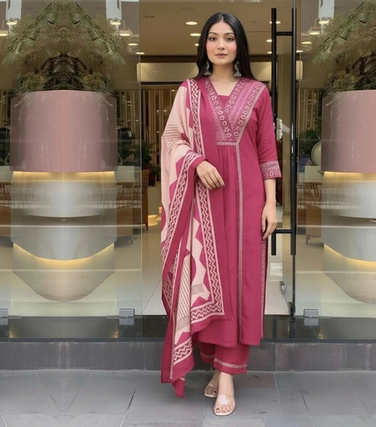 Cotton Kurta-Pant Set