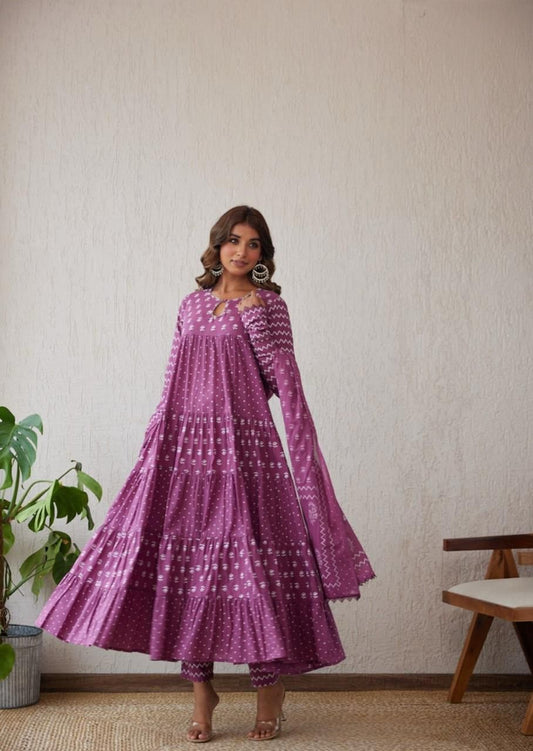 Heavy Flared Partywear Anarkali