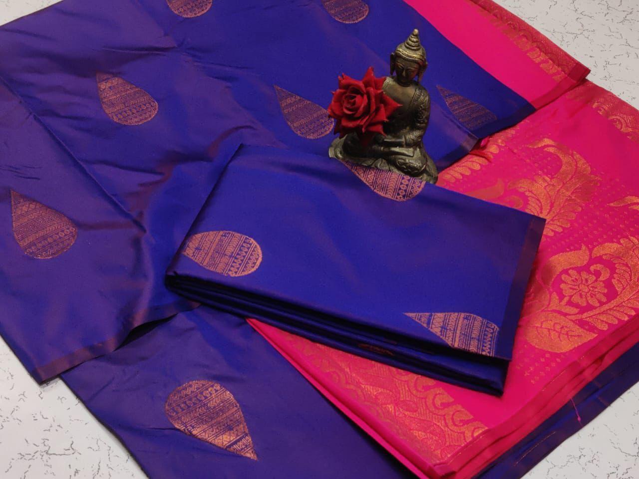 Borderless Softsilk Sarees