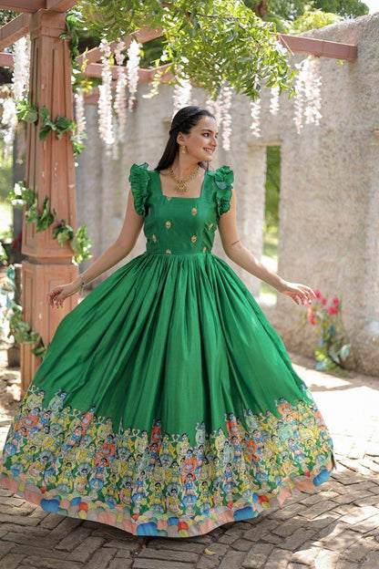 Dola silk Gown