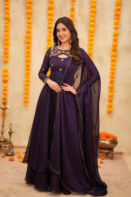 Partywear Anarkali Suit