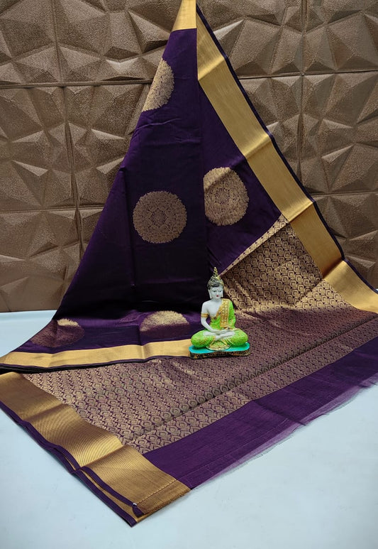 Chanderi Kuppadam Rich Silk Cotton Sarees