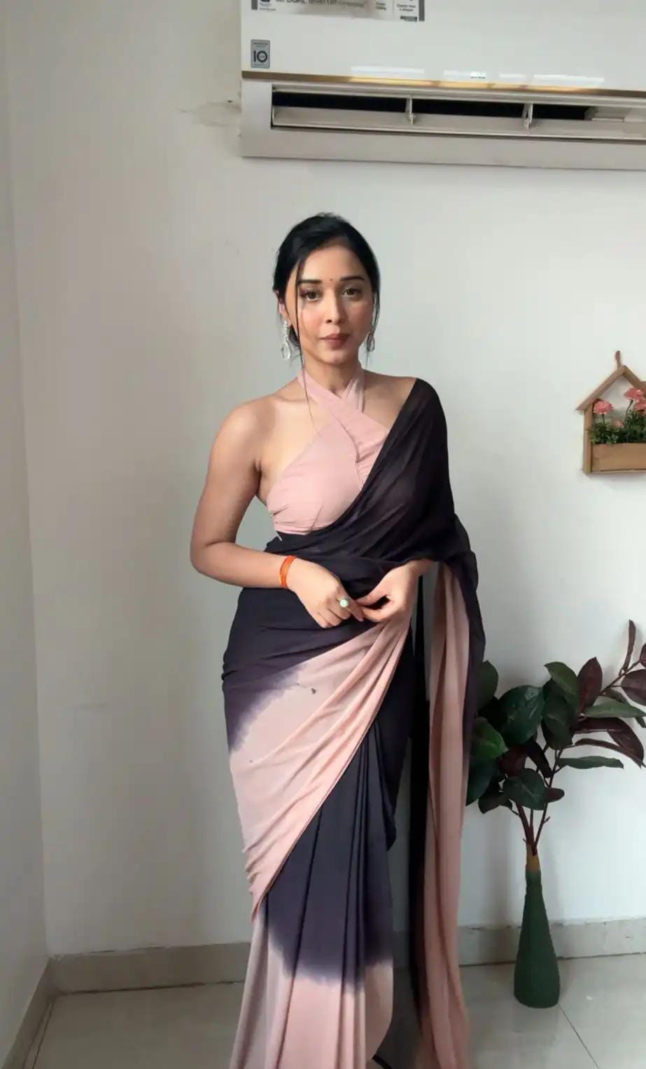 Dual Shaded Ready To Wear Sarees