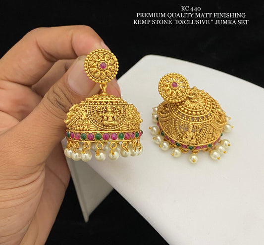 Exclusive Premium Kemp Jhumkas