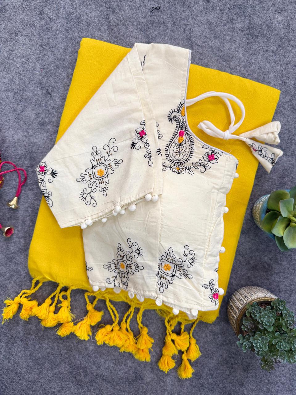 Handloom Khadi Cotton Saree