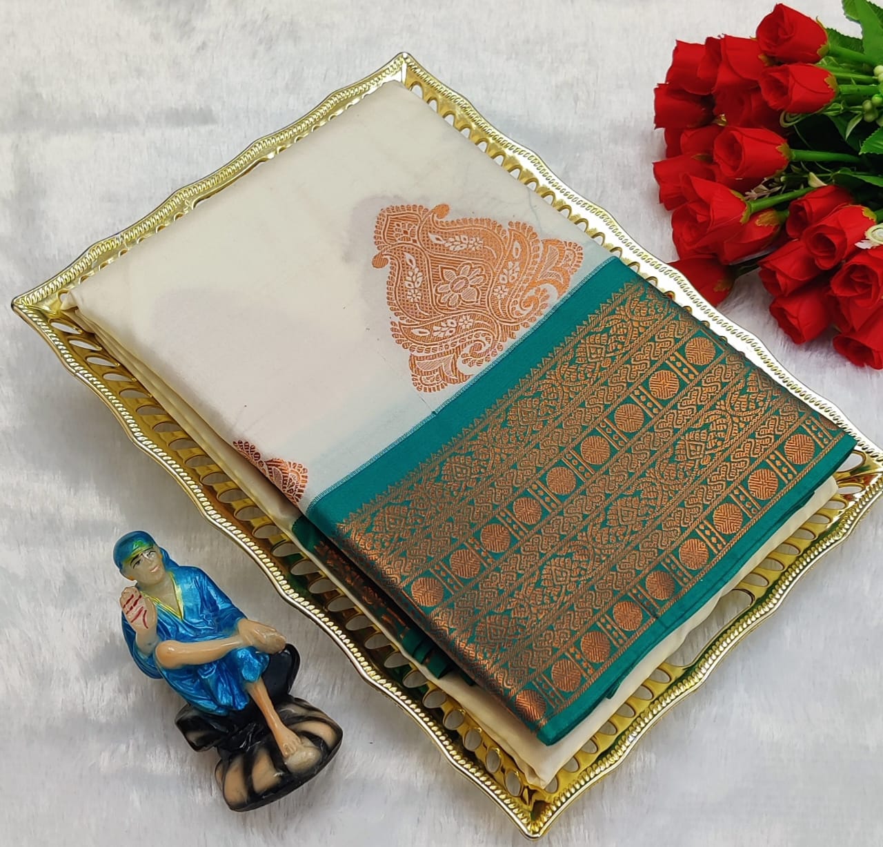Luxury Korvai Softsilk Sarees