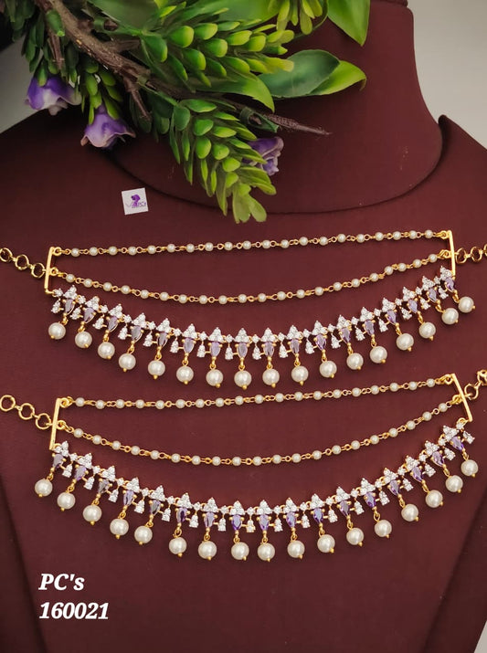 AD Layered Ear Chain