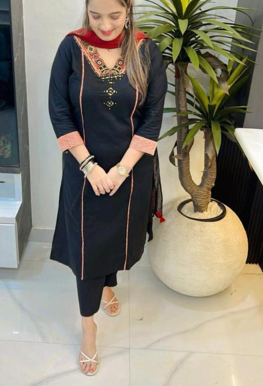 Heavy Embroidery Suit