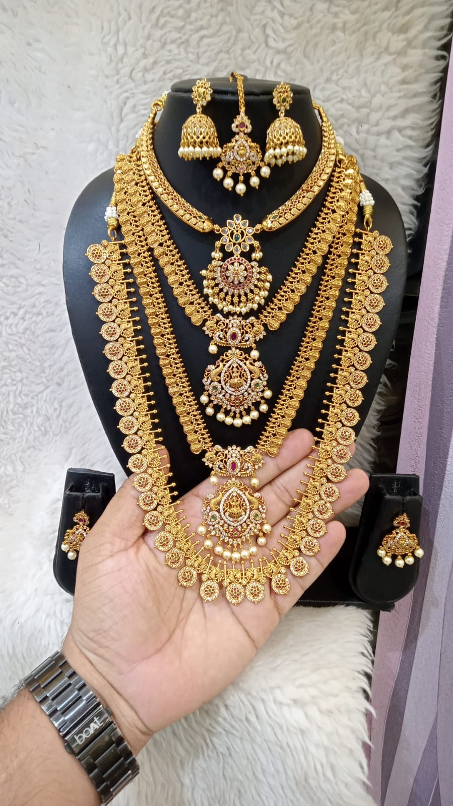 Gold-Plated Bridal Set