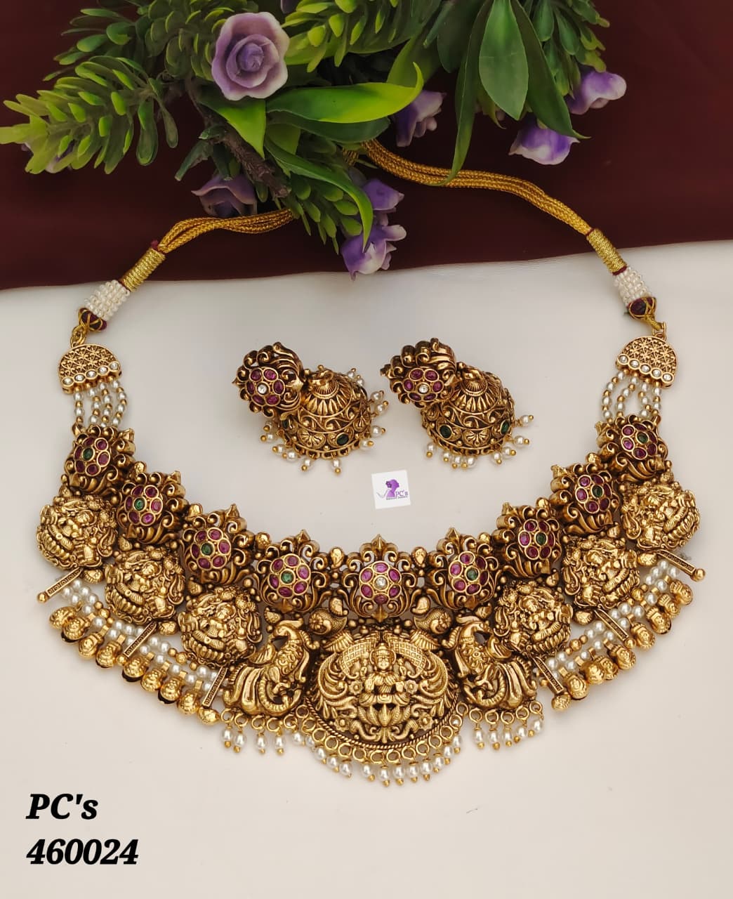 Antique Gole-Plated Necklace Set