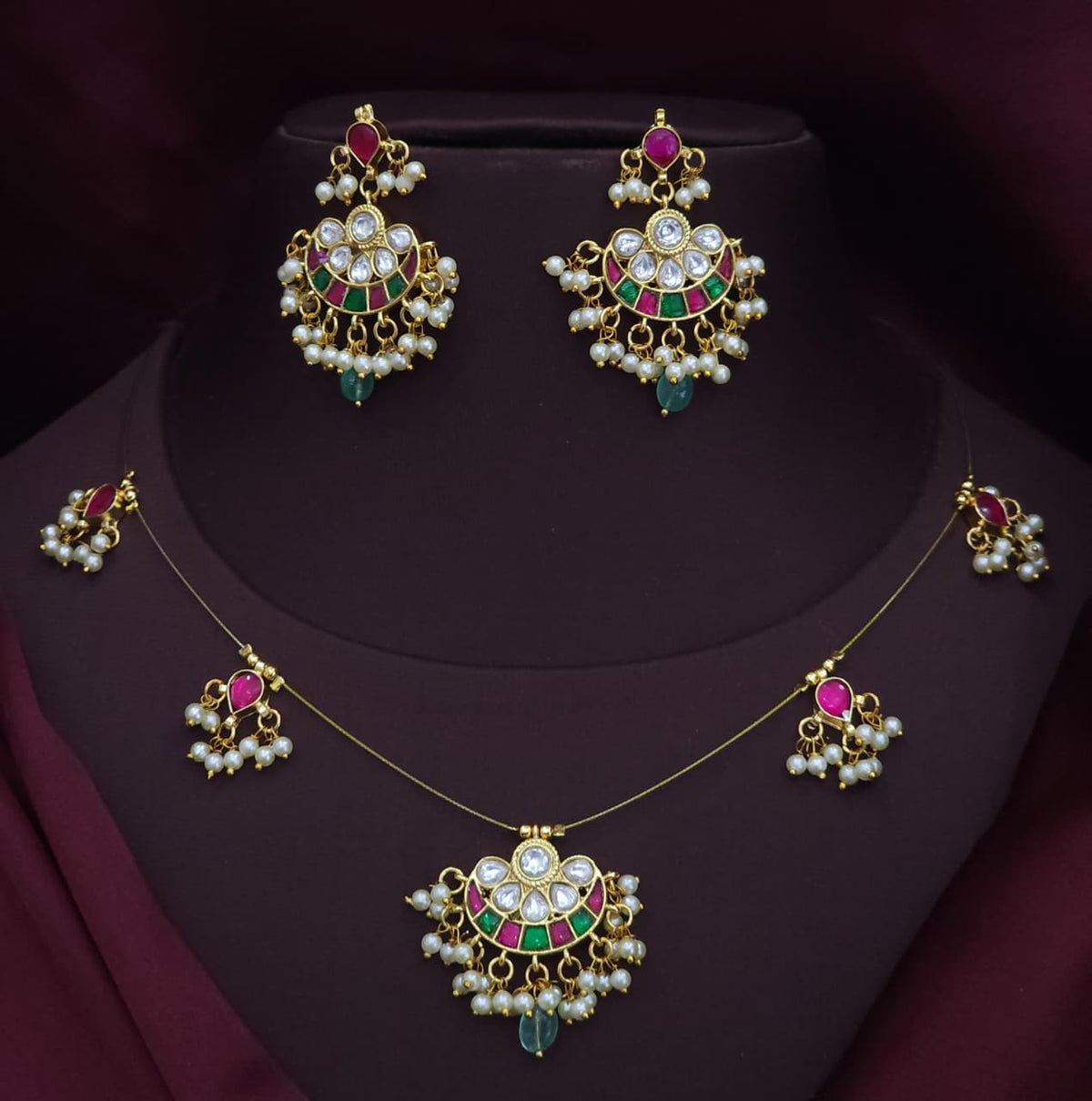 Invisible Chain Kemp Necklace Set