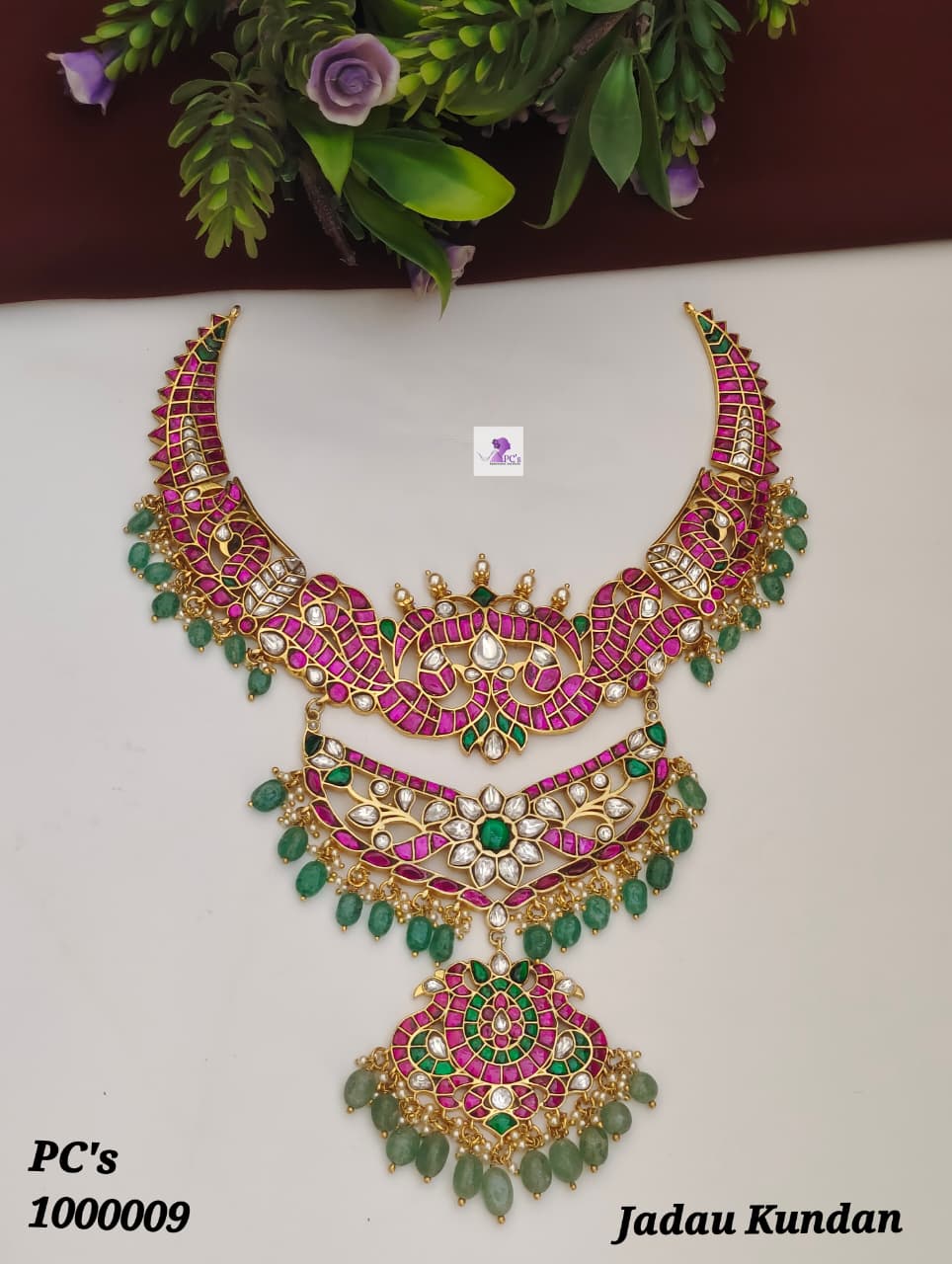 Jadau Kundan Necklace Set