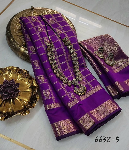 Celebrity Inspired Semi Kanjeevaram Silks
