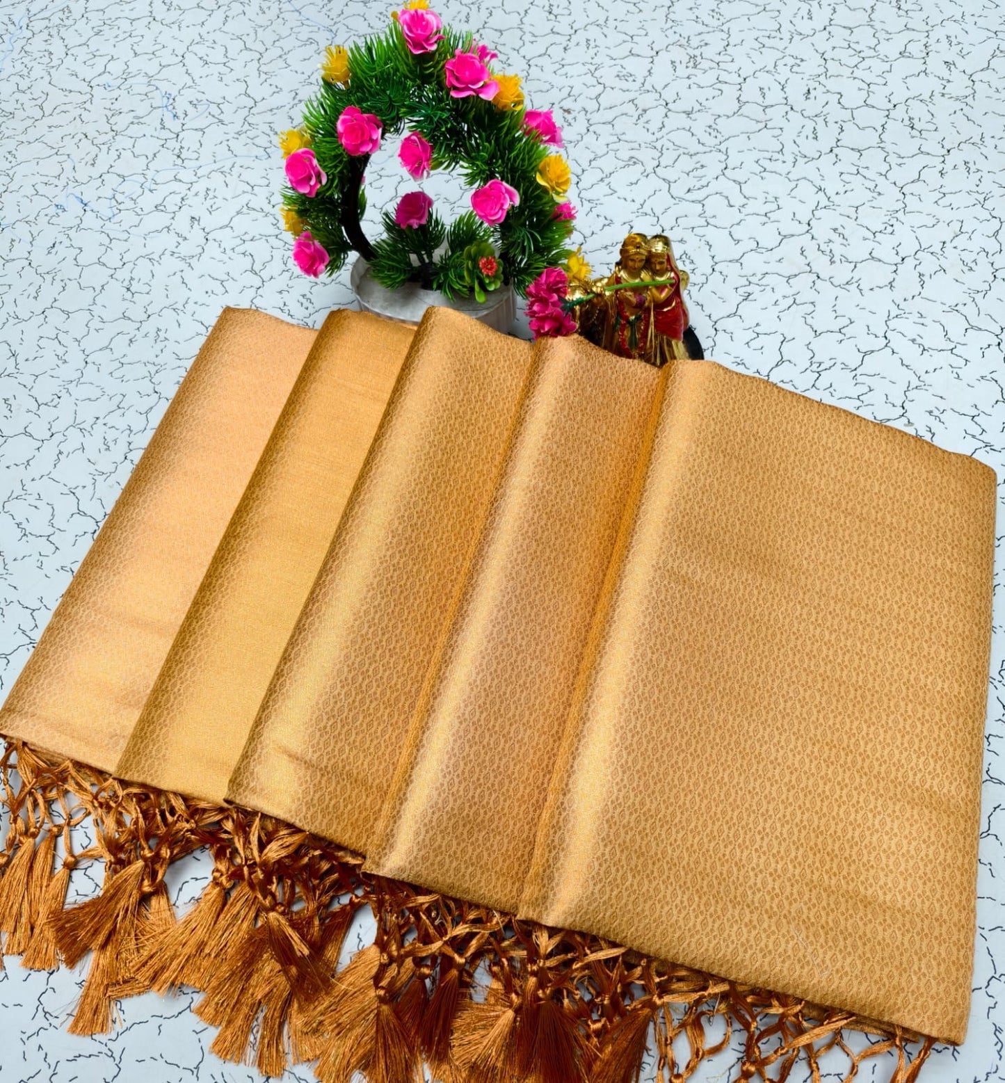 Copper Silk Saree