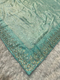 Fendi Shiffon Premium Saree with Shadow Siroski