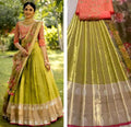 Elegance Redefined: Stunning Kanjeevaram Halfsaree!