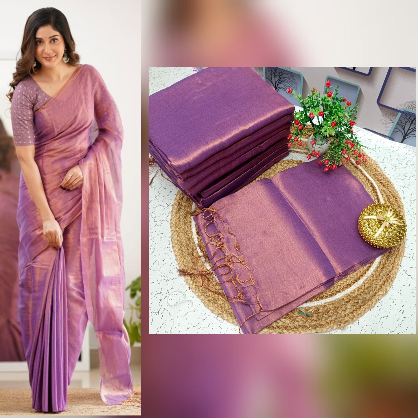 Raga Tissue Soft Silk Saree