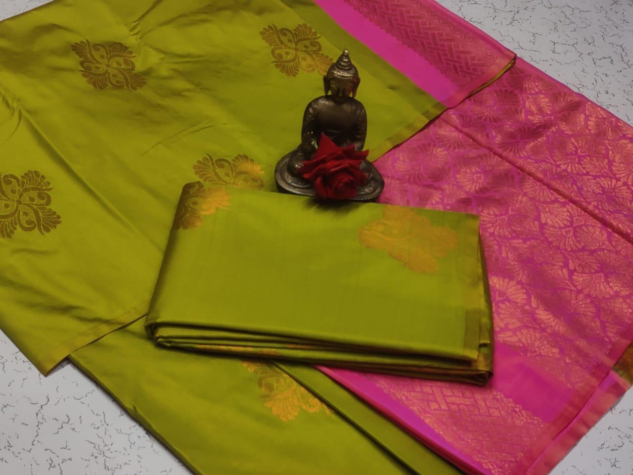 Borderless Softsilk Sarees
