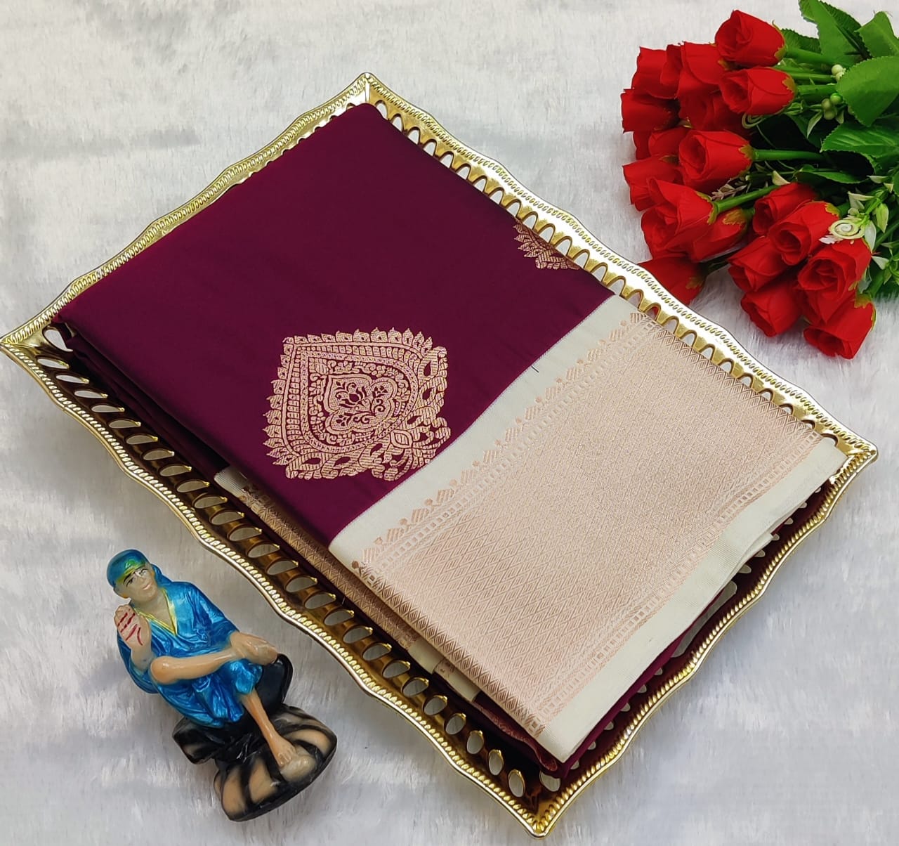 Luxury Korvai Softsilk Sarees