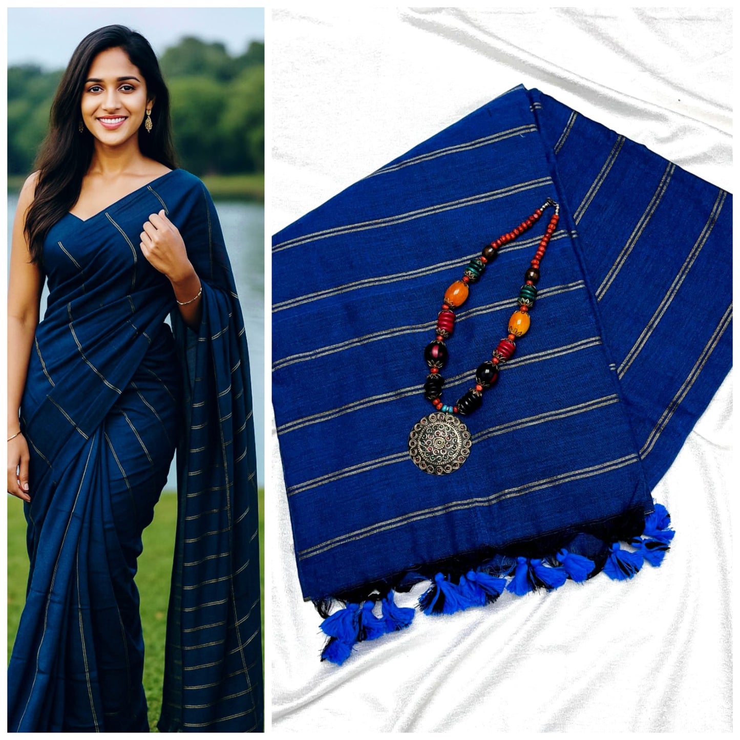 Premium Khadi Cotton Sarees