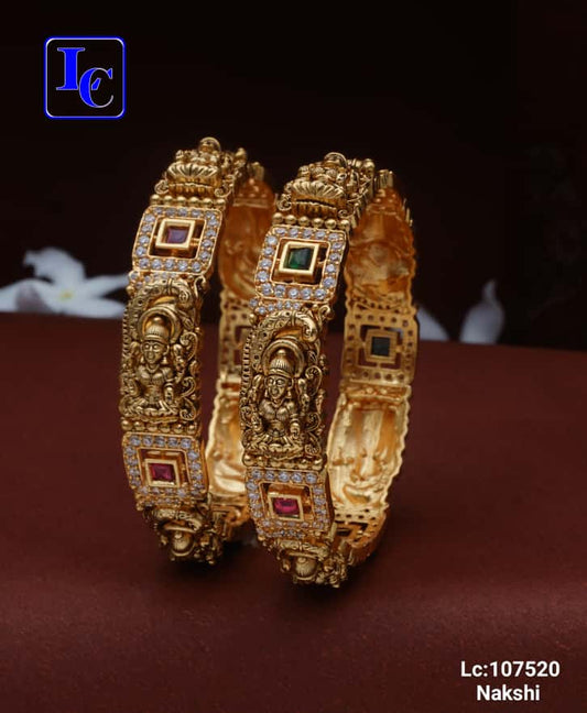 Exclusive Nakshi  Multi-Stoned Bangles