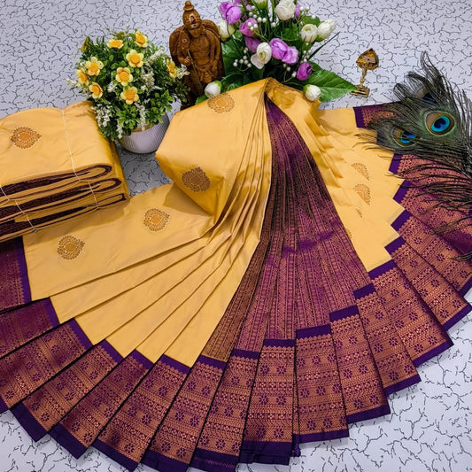 Mangalyam Korvai Kottanji Tana Softsilk Sarees