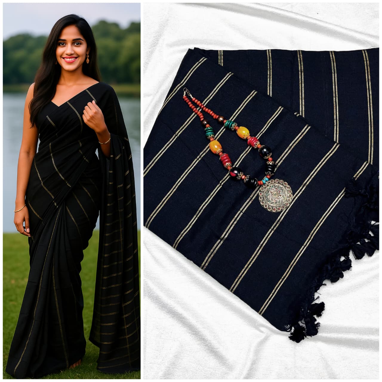 Premium Khadi Cotton Sarees