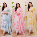 Printed Straight Kurti Pant Set