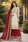 Eid Collections- Designer Embroidered Sharara Suit