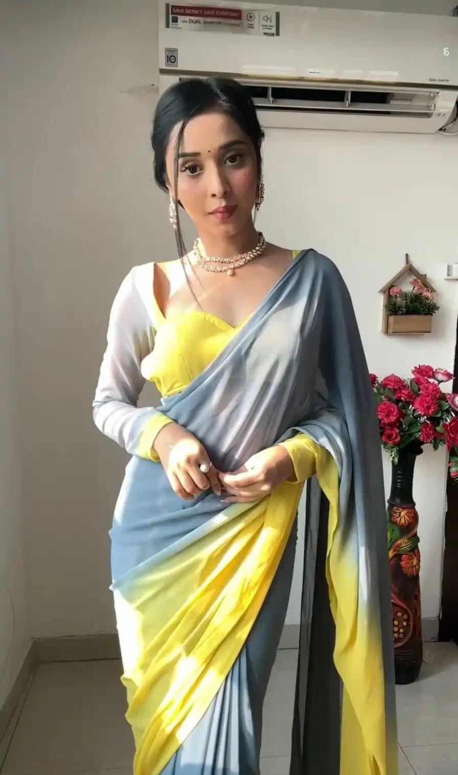 Dual Shaded Ready To Wear Sarees