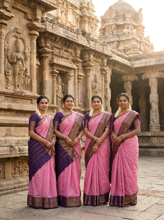 Premium Quality Zari Checked Sungudi Pure Soft Cotton Saree