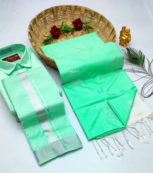 Silk Saree & Dhoti Combos(His and Her Combos)