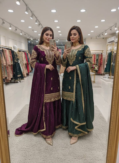 Festive Wear Sharara Suit