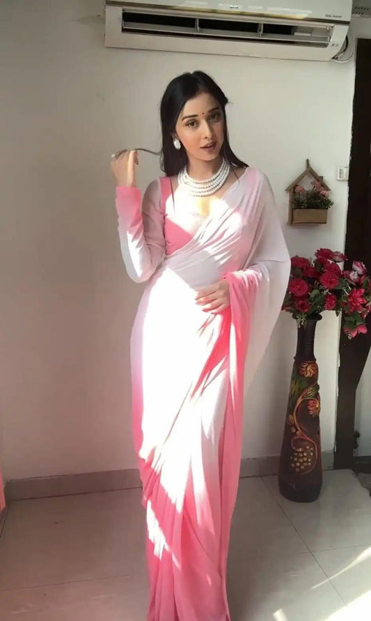 Dual Shaded Ready To Wear Sarees