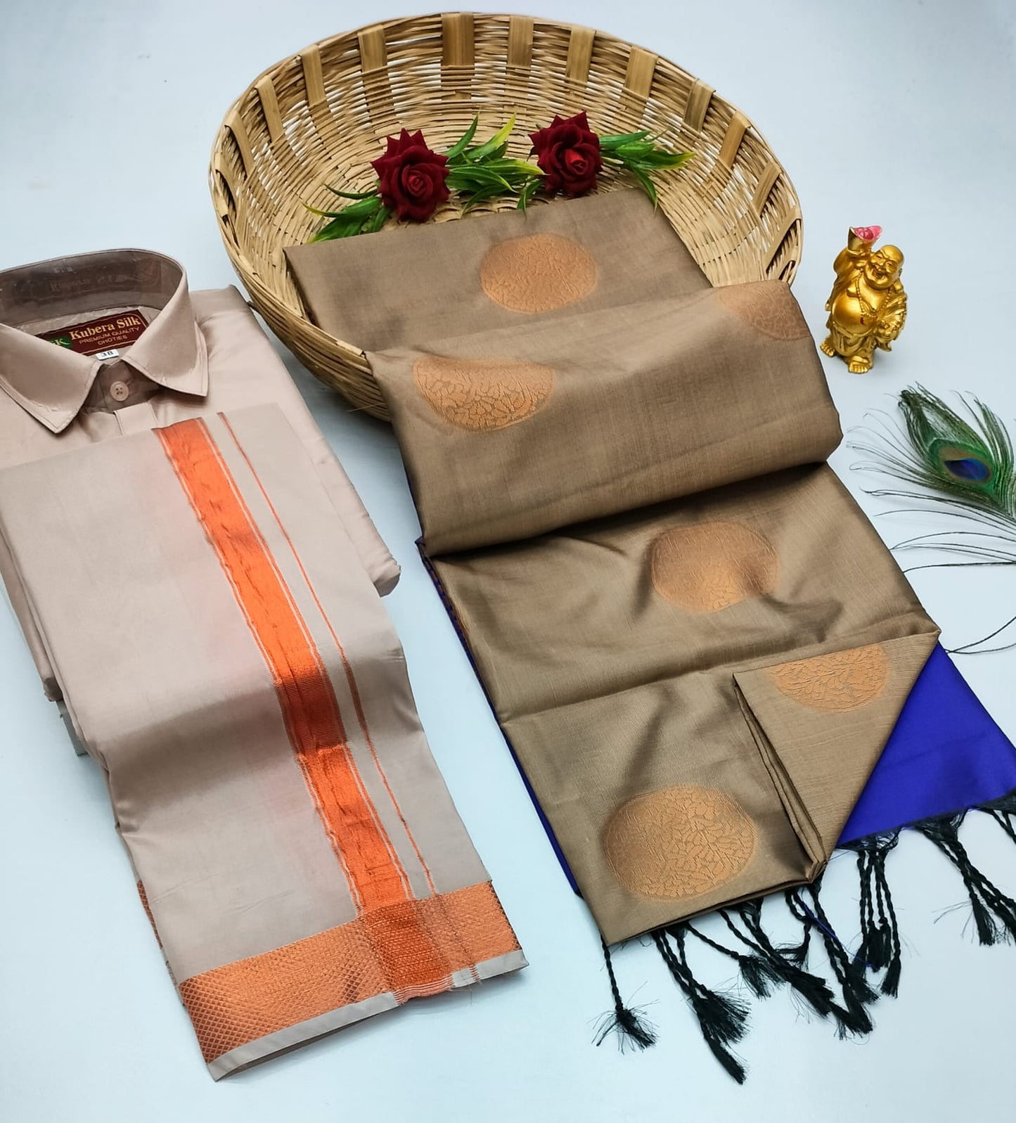 Silk Saree & Dhoti Combos(His and Her Combos)
